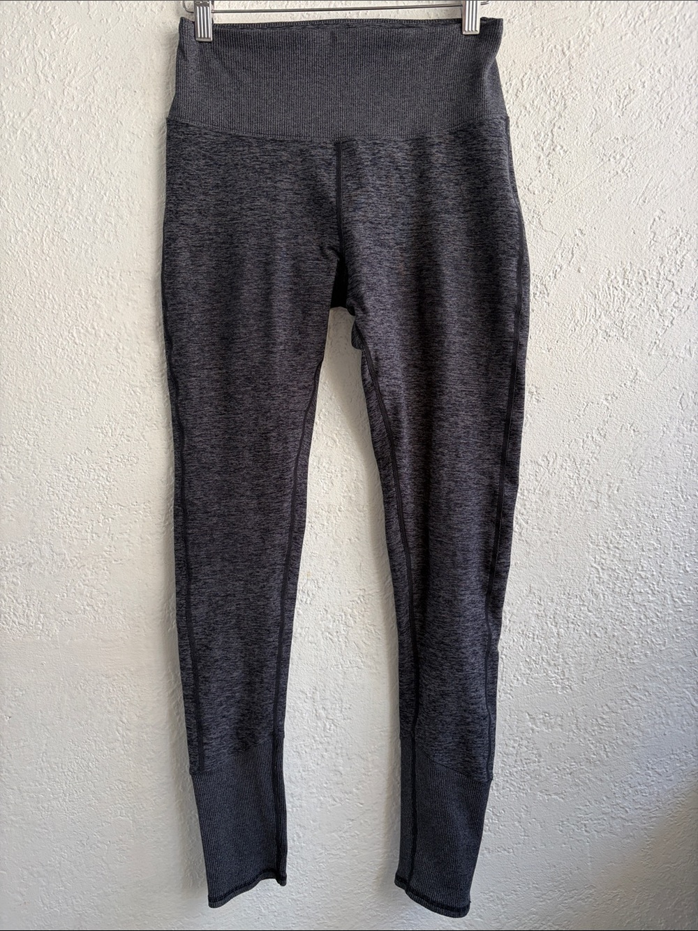 Alo High-Waist Heathered Gray Leggings - Picture 1 of 7